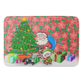 Weihnachtsvormittag Badematte