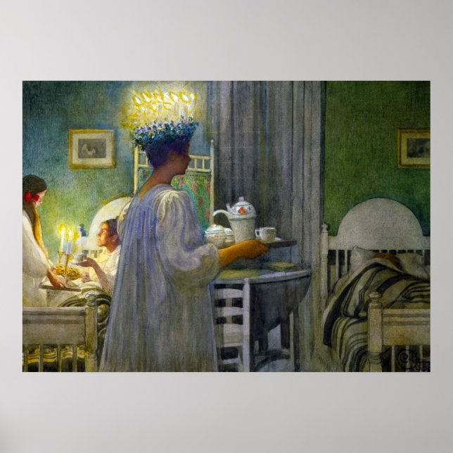 Weihnachtsvormittag, Das Fest von Saint Lucy Poster (Vorne)