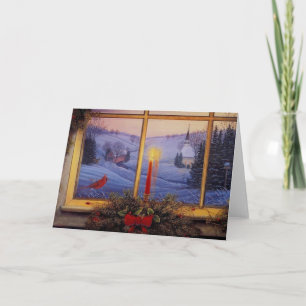 Weihnachtsvormittag Feiertagskarte