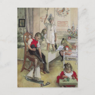 Weihnachtsvormittag Feiertagspostkarte