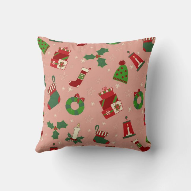 Weihnachtsvormittag Kissen (Rückseite)