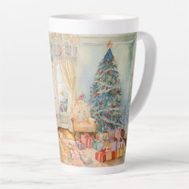 Weihnachtsvormittag Latte Tasse