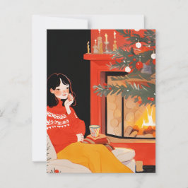 Weihnachtsvormittag Postkarte