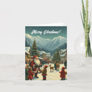 Weihnachtsvorstellung Feiertagskarte