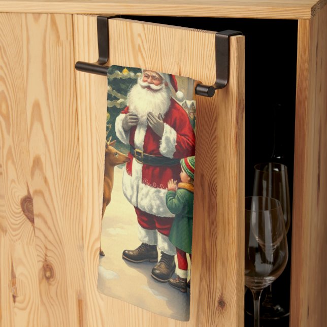 Weihnachtsvorstellung Geschirrtuch (Drittel gefaltet)