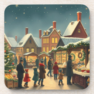 Weihnachtsvorstellung Getränkeuntersetzer