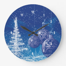Weihnachtsvorstellung in Weiß und Blau
