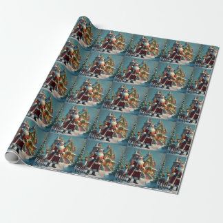 Weihnachtswackelpapier und Reindeer Geschenkpapier
