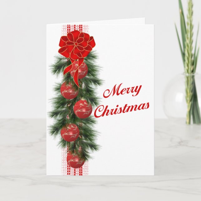 Weihnachtswag Feiertagskarte (Vorderseite)