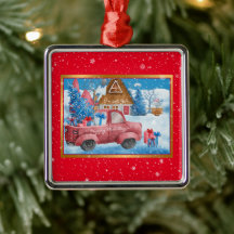 Weihnachtswagen Red Holiday kundenspezifisch