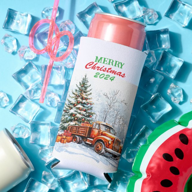 Weihnachtswagen Selters Dosenkühler (In Situ Sommer)