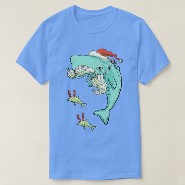 Weihnachtswal T-Shirt (Design vorne)