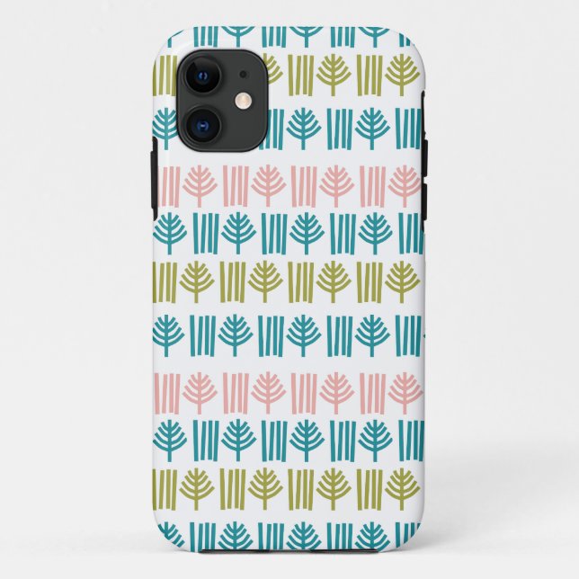 Weihnachtswald Case-Mate iPhone Hülle (Rückseite)