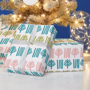 Weihnachtswald Geschenkpapier