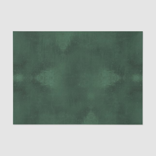 Weihnachtswald Grün Elegante Einfache Wasserfarbe Seidenpapier (Vorderseite)