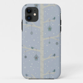 Weihnachtswaldvögel Cartoon Case-Mate iPhone Hülle