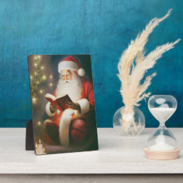 Weihnachtswall Kunst Lesen Fotoplatte