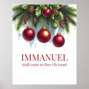 Weihnachtswandkunst Poster