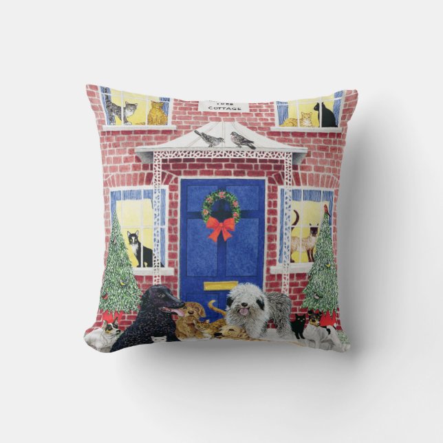 Weihnachtswärme Kissen (Vorderseite)