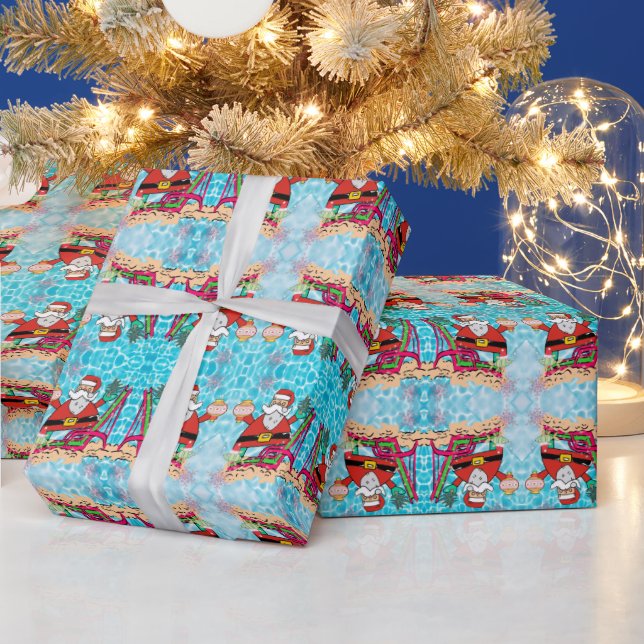 Weihnachtswaschpapier Santa Geschenkpapier (Feiertage)