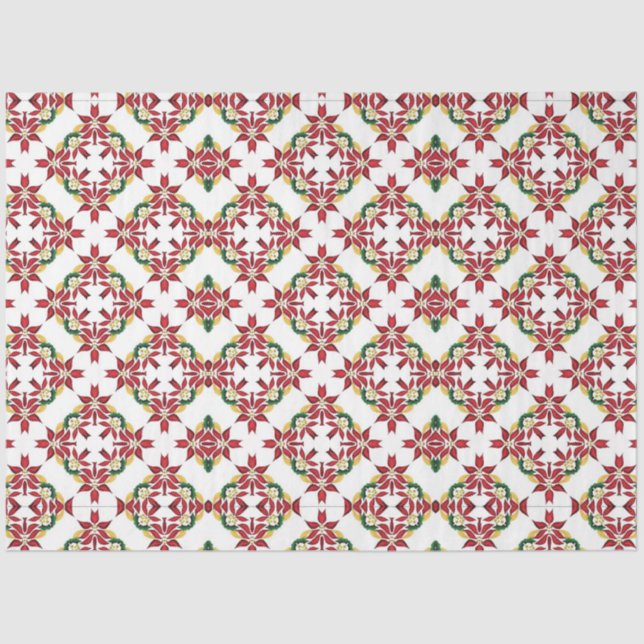 Weihnachtswaschpapier Seidenpapier (Vorderseite)