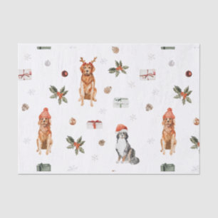 Weihnachtswasserhund Seidenpapier