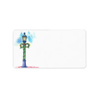 Weihnachtswasserlampe Post Blank DIY-Adresse