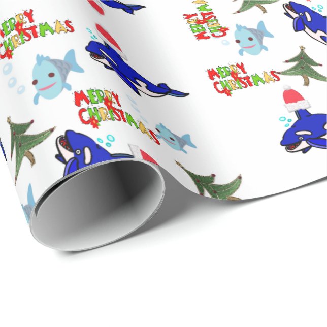 Weihnachtsweih Geschenkpapier (Rolleneckpunkt)