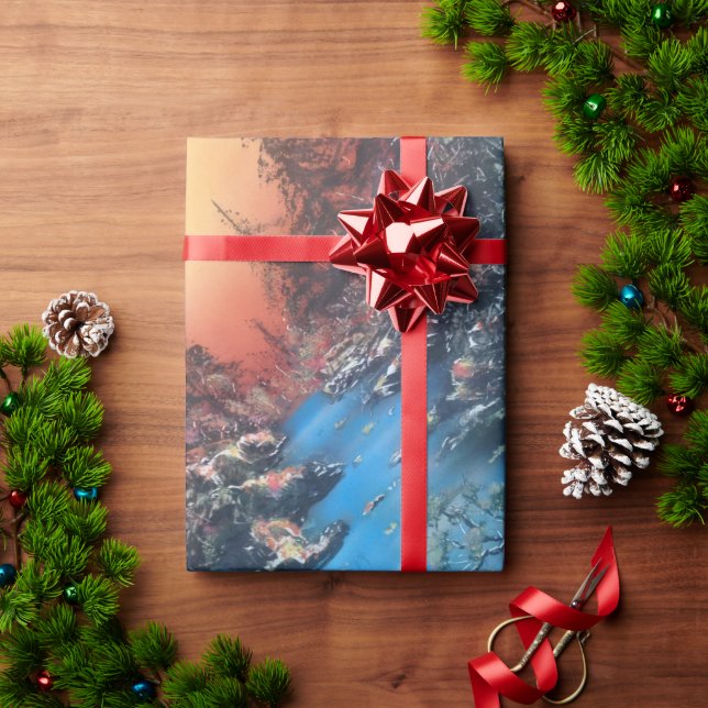 Weihnachtsweih Geschenkpapier (Feiertagsgeschenk)