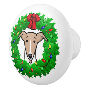 Weihnachtsweihe & Lichter - Fauna & Weiß Keramikknauf