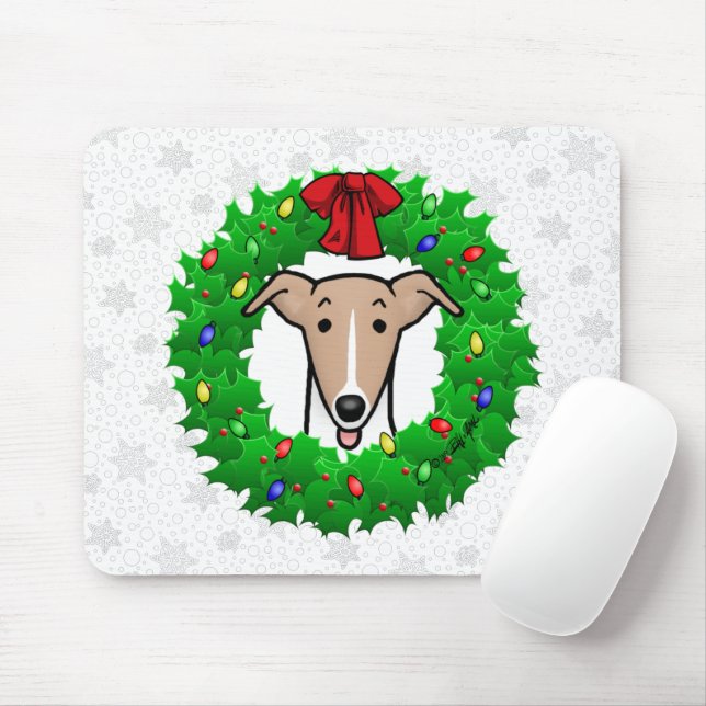 Weihnachtsweihe & Lichter - Fauna & Weiß Mousepad (Mit Mouse)