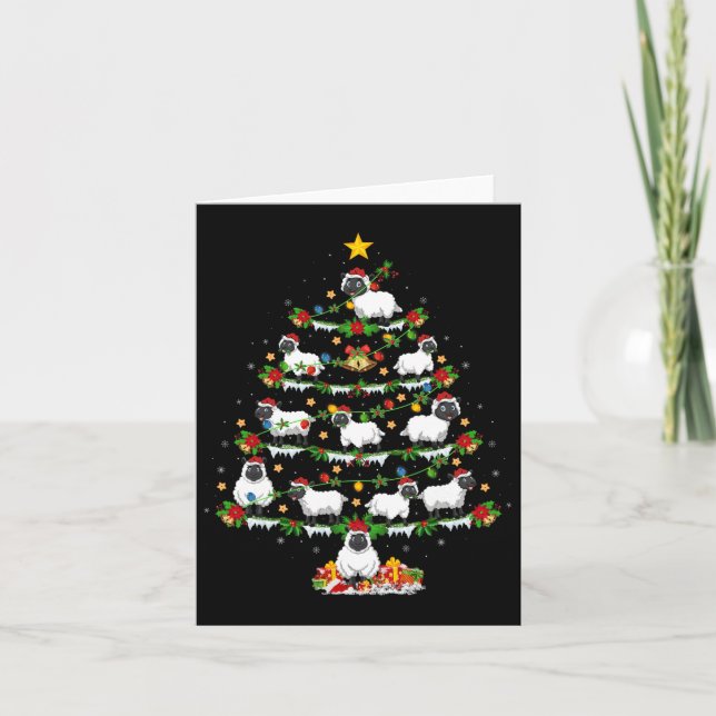 Weihnachtsweihe Weihnachtsbaum für Haustiere Karte (Vorderseite)