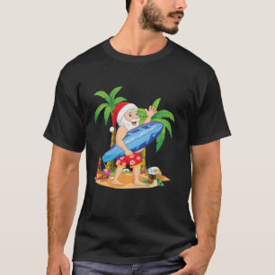 WeihnachtsWeihnachten im Juli Surfer Familie Matc T-Shirt