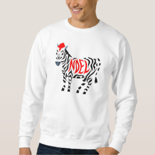 WeihnachtsWeihnachtenZebra Sweatshirt