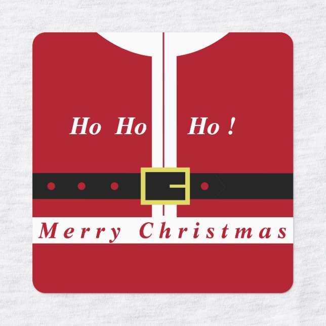 WeihnachtsWeihnachtsaufkleber Etiketten (Design 3)