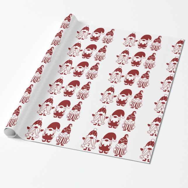 Weihnachtsweihnachtsbummel Wrap Delikatesse Geschenkpapier (Ungerollt)