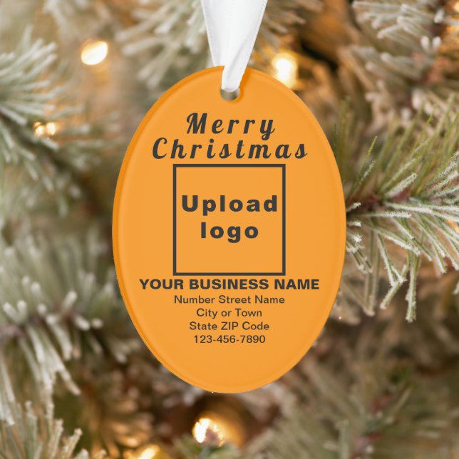 Weihnachtsweihnachtsfarbe Oval Acryl Ornament (Baum)