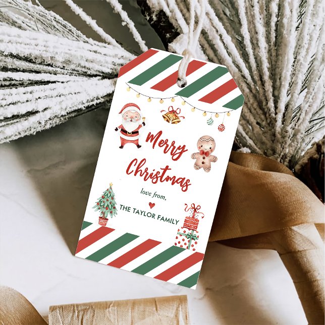 Weihnachtsweihnachtsfeier Geschenkanhänger (Von Creator hochgeladen)