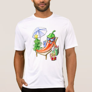 Weihnachtsweihnachtsfeiertag im Vordergrund T-Shirt
