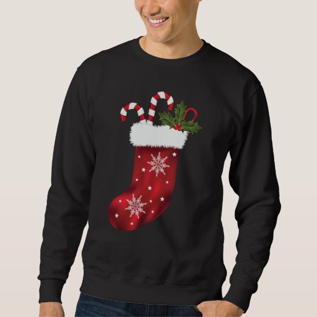Weihnachtsweihnachtsfest mit Süßspeisen und Holoca Sweatshirt (Vorderseite)