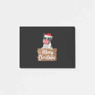 Weihnachtsweihnachtsgeschenk Boston Terrier 2020 M Post-it Klebezettel