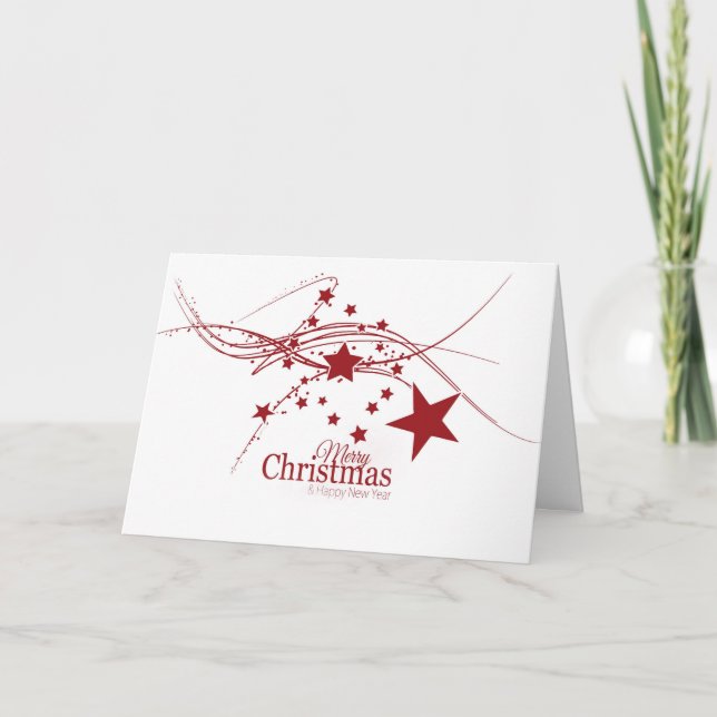 WeihnachtsWeihnachtskarte Feiertagskarte (Vorderseite)