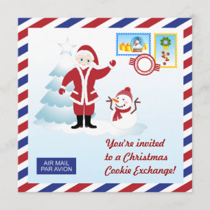 Weihnachtsweihnachtskekse - Einladung