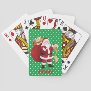 Weihnachtsweihnachtsmann - Kleine Geschenk Spielkarten