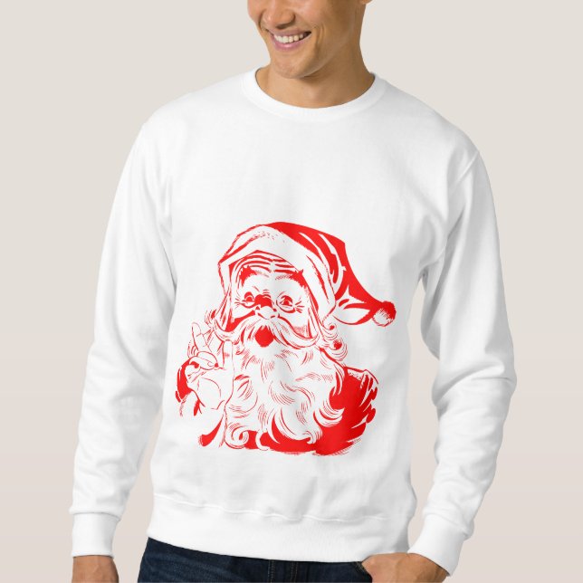 Weihnachtsweihnachtsmann-T - Shirt (Vorderseite)