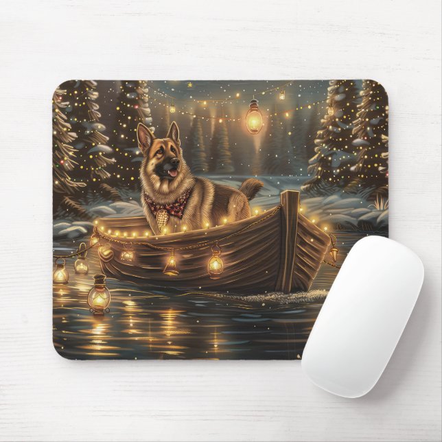 Weihnachtsweihnachtsreise Mousepad (Mit Mouse)
