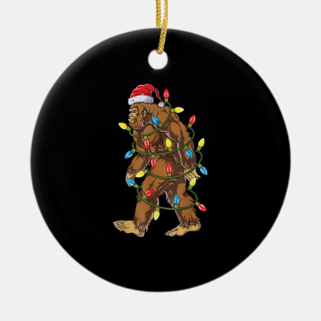 Weihnachtsweihnachtsweih Weihnachten Weihnachten W Keramik Ornament (Vorne)