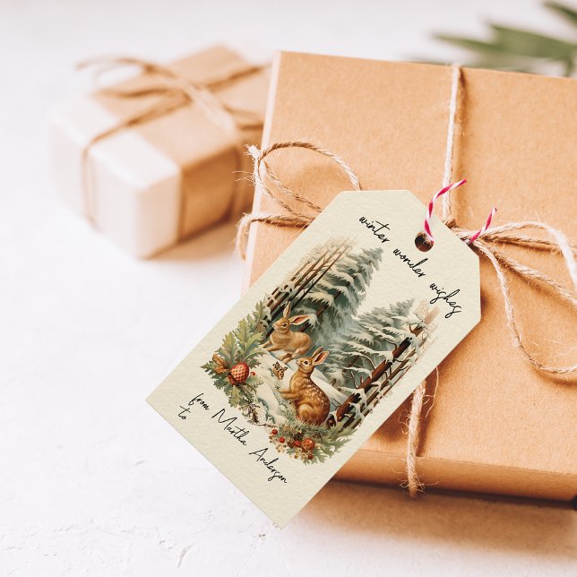 Weihnachtsweihnachtsweihnachtsfest Name Geschenkanhänger (Von Creator hochgeladen)