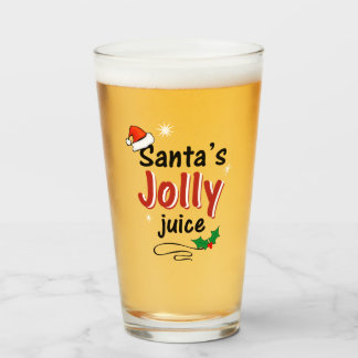 Weihnachtswein des Weihnachtsmanns Glas