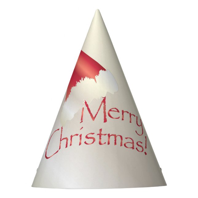 Weihnachtswein Partyhütchen (Vorderseite)